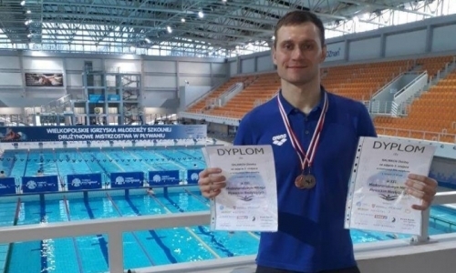 Кокшетауский пловец завоевал две бронзы в Польше