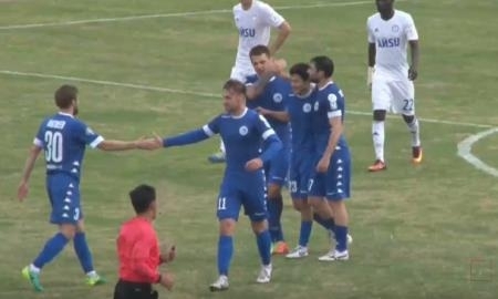 Видео гола Досмагамбетова матча Премьер-Лиги «Ордабасы» — «Окжетпес»