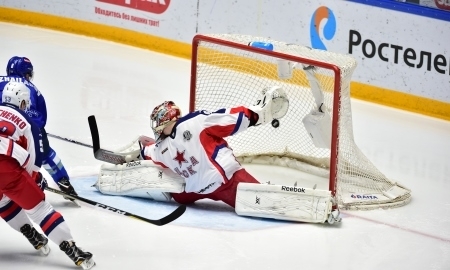 Фоторепортаж с матча КХЛ «Барыс» — ЦСКА 5:3