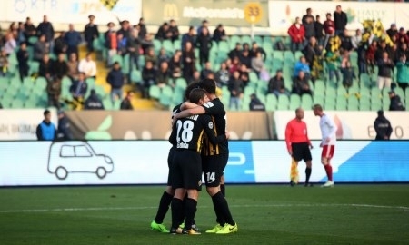 Фоторепортаж с матча Премьер-Лиги «Кайрат» — «Актобе» 3:2