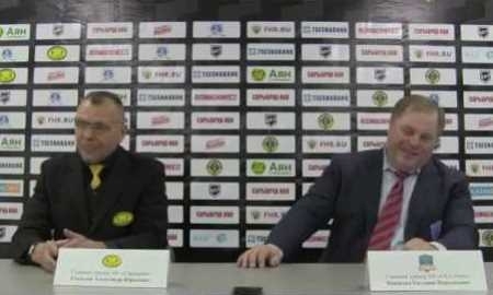 Видео послематчевой пресс-конференции игры ВХЛ «Сарыарка» — СКА-Нева 2:1 Б