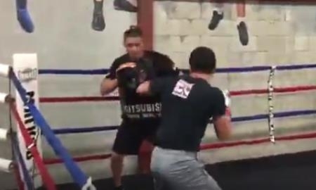 Видео с тренировки Мадияра Ашкеева