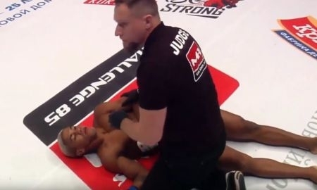 Видео жесткого нокаута Ашимовым бразильца на турнире M-1 Challenge 85