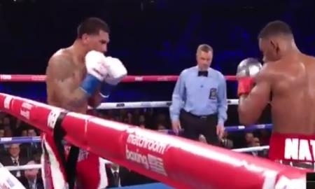 Видео боя экс-соперника Головкина Джейкобса с Ариасом