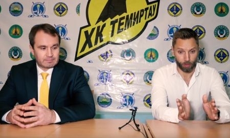 Видео послематчевой пресс-конференции игр чемпионата РК «Темиртау» — «Бейбарыс» 3:2 ОТ, 3:0