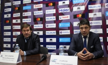 Видео послематчевой пресс-конференции игр МХЛ «Алтай» — «Толпар» 2:3 Б, 3:4 Б