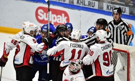 Фото с матча КХЛ «Барыс» — «Авангард» 1:2 Б