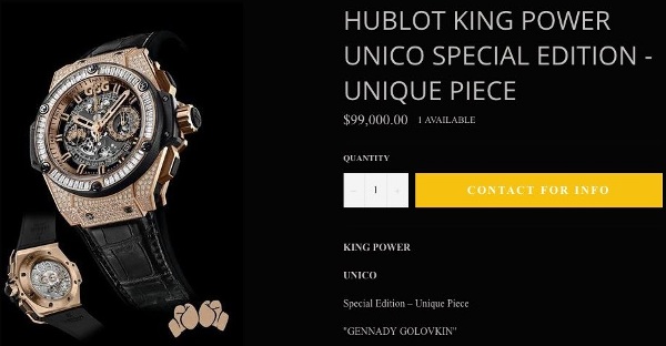 «Это слишком круто». Журналист не хочет покупать рекламируемые Головкиным часы