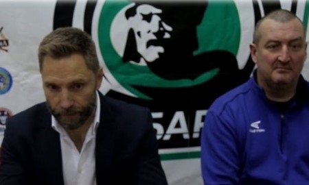 Видео послематчевой пресс-конференции игр чемпионата РК «Бейбарыс» — «Кулагер» 2:1, 1:2 ОТ