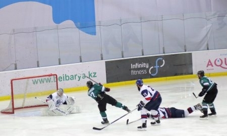 Фоторепортаж с матчей чемпионата РК «Бейбарыс» — «Кулагер» 2:1, 1:2 ОТ