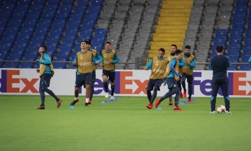 Фото с тренировки «Вильярреала» перед матчем с «Астаной»