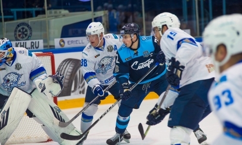 Фоторепортаж с матча КХЛ «Сибирь» — «Барыс» 6:4