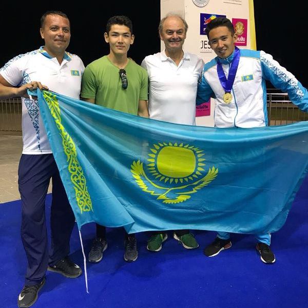 Параканоист Тайкенов стал первым чемпионом Азии в истории Казахстана