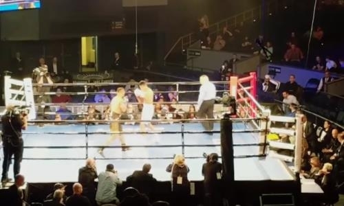 Видео боя с досрочной победой Нурсултанова над американцем