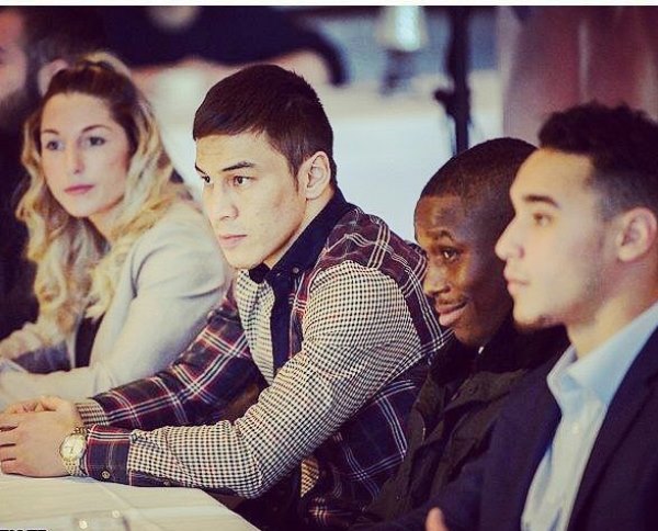 Джукембаев принял участие в пресс-конференции перед боем в андеркарте Сондерса и Лемье