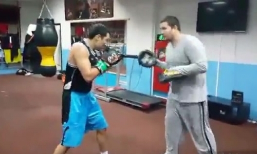 Ербосынулы продолжает тренировки под руководством Алтаева