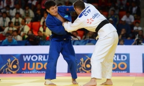 Казахстанский дзюдоист завоевал серебро на турнире «Мировые мастера»