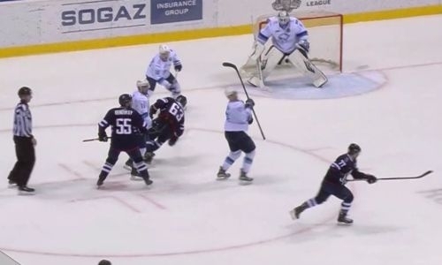 Видео шайб матча КХЛ «Слован» — «Барыс» 0:2