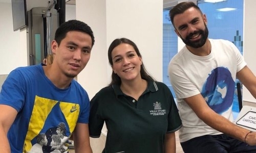 Сапаров начал тренироваться с мячом 