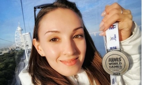 Казахстанка выиграла «серебро» на соревнованиях по паралимпийскому плаванию в Португалии