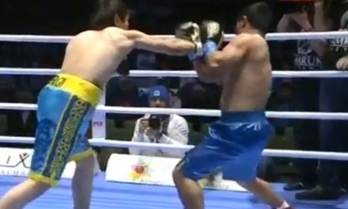 Искандаров в первом раунде нокаутировал таджика в вечере единоборств в Алматы