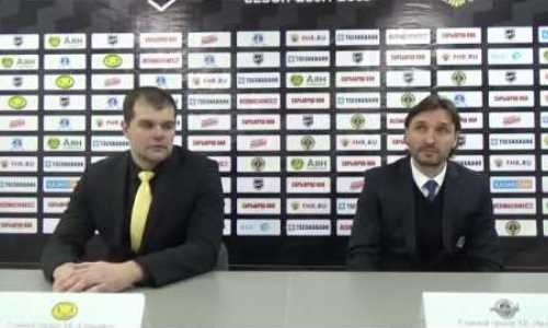 Видео послематчевой пресс-конференции игры ВХЛ «Сарыарка» — «Челмет» 2:3 Б