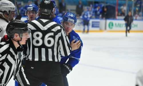 Фоторепортаж с матча КХЛ «Барыс» — «Трактор» 4:3 ОТ