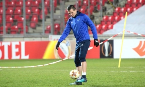 Фоторепортаж с тренировки «Астаны» перед матчем со «Славией»