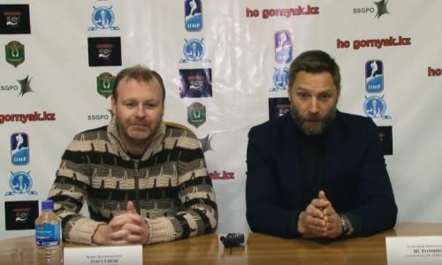 Видео послематчевой пресс-конференции игр чемпионата РК «Горняк» — «Бейбарыс» 3:0, 1:2 ОТ