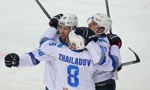 Фото с матча КХЛ ЦСКА — «Барыс» 4:1