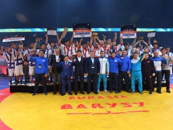 Аким Алматы подвел итоги турнира по казах курес «Евразия Барысы»