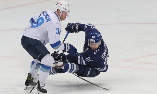 Фоторепортаж с матча КХЛ «Динамо» Москва — «Барыс» 5:3 