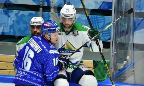 Фоторепортаж с матча КХЛ «Барыс» — «Салават Юлаев» 0:2