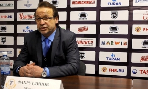 Видео послематчевой пресс-конференции игры ВХЛ «Торпедо» — «Дизель» 2:1 ОТ