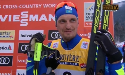 «Б.. ть, говорите слишком быстро». Полторанин дал интервью после победы в масс-старте на этапе «Тур де Ски»