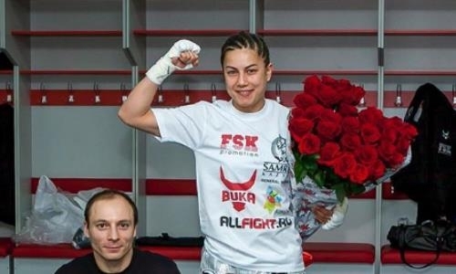 Шарипова показала фото, сделанное за несколько минут до победного боя с Гонтарюк