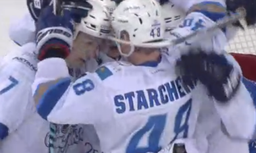 Видео шайб матча КХЛ «Лада» — «Барыс» 4:3 ОТ