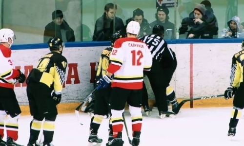 Игроки «Сарыарки» и «Ценг Тоу» подрались на последней минуте матча ВХЛ