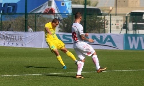 Футболисты «Астаны» нанесли в два раза больше точных ударов, чем игроки «Спартака»