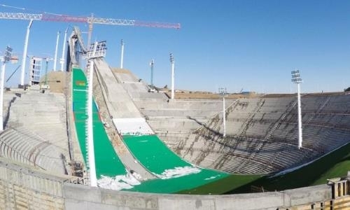 Назван срок завершения строительства трамплинного комплекса в Щучинске