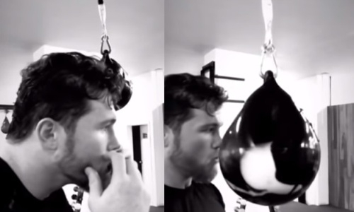 Как соперник Головкина «Канело» тренирует реакцию