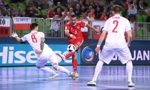 Россия за девять секунд до конца матча упустила победу над Польшей в группе Казахстана на ЕВРО-2018
