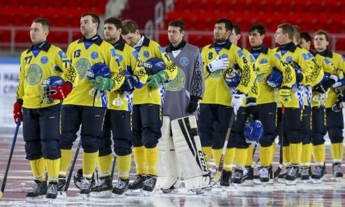 Сборная Казахстана одержала третью разгромную победу на чемпионате мира-2018 по бенди