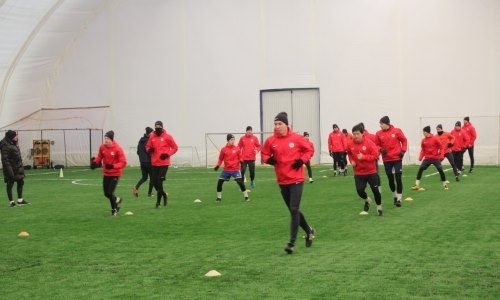 Фоторепортаж с тренировки «Кызыл-Жара СК» в Петропавловске