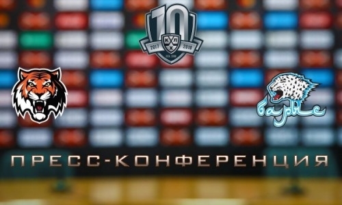 Видео послематчевой пресс-конференции игры КХЛ «Амур» — «Барыс» 3:1