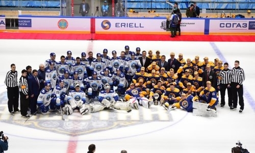 Фоторепортаж с матча Кубка Вызова МХЛ в Астане