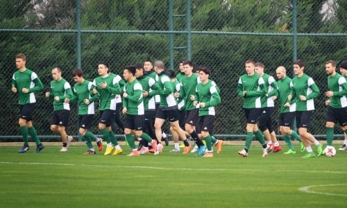 Фоторепортаж с тренировки «Атырау» в Белеке