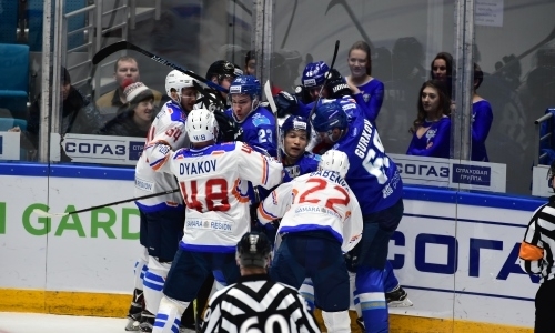 Фоторепортаж с матча КХЛ «Барыс» — «Лада» 4:3 