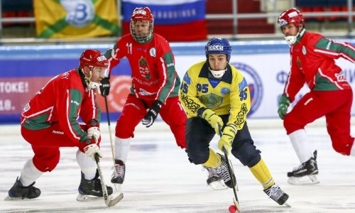 Фоторепортаж с матча чемпионата мира-2018 по бенди Казахстан — Венгрия 29:0