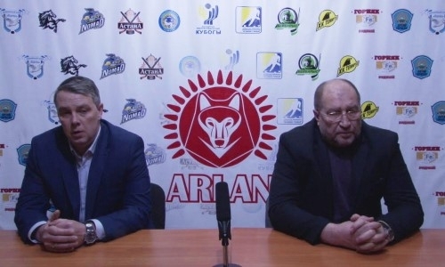 Видео послематчевой пресс-конференции игр чемпионата РК «Арлан» — «Алматы» 0:1, 2:3 ОТ